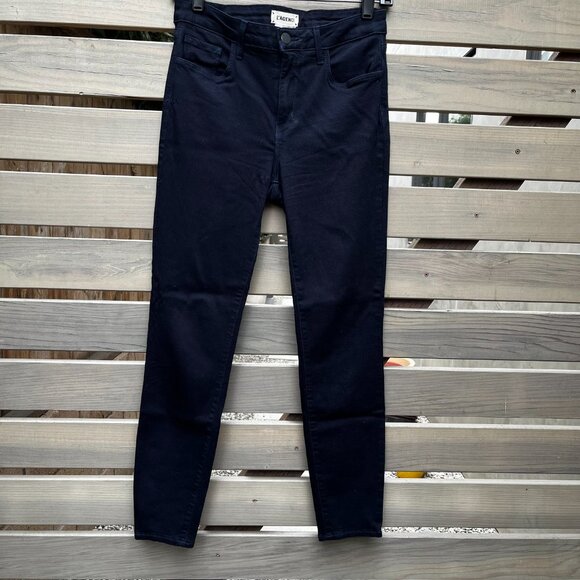 L'AGENCE Margot Skinny High Rise Jean in METRO (Dark Blue-Black), Size 26 ExcCon - Picture 5 of 9